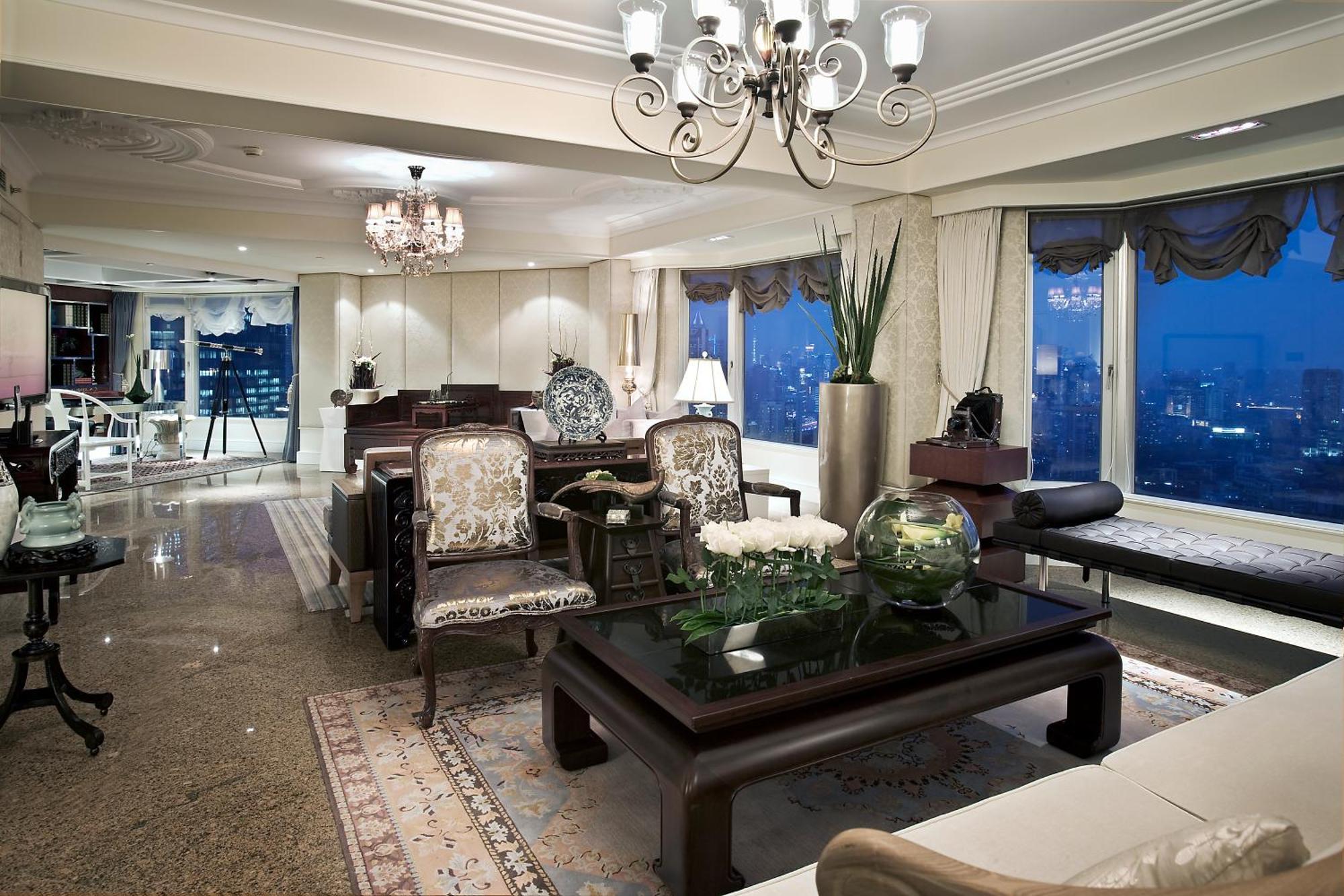 The Kunlun Jing An Hotel Sanghaj Szoba fotó