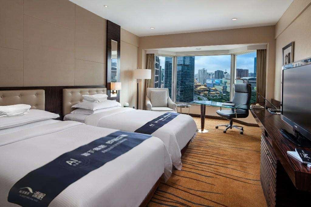 The Kunlun Jing An Hotel Sanghaj Szoba fotó